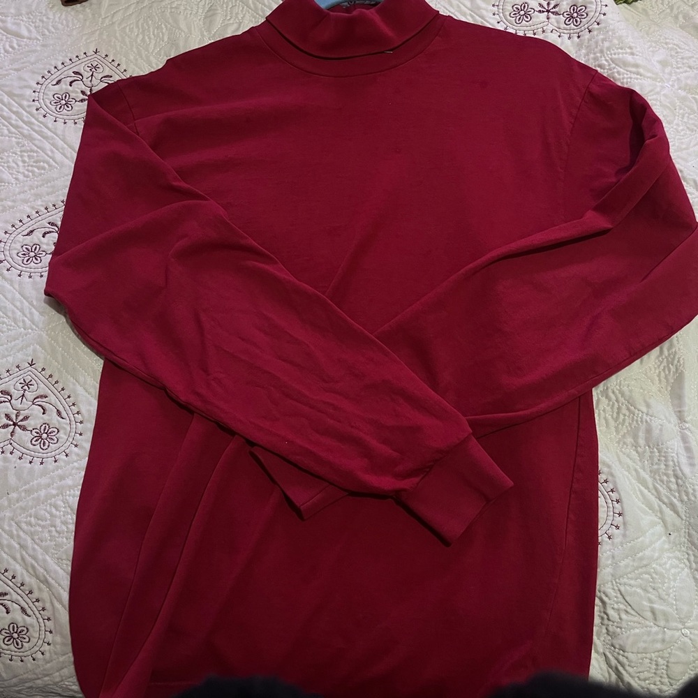 los angeles apparel garment dye turtleneck unisex